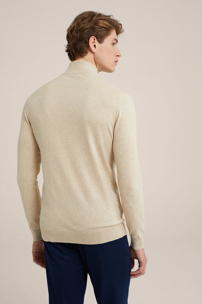 Beauvogue - Heren Zip-Up Sweater