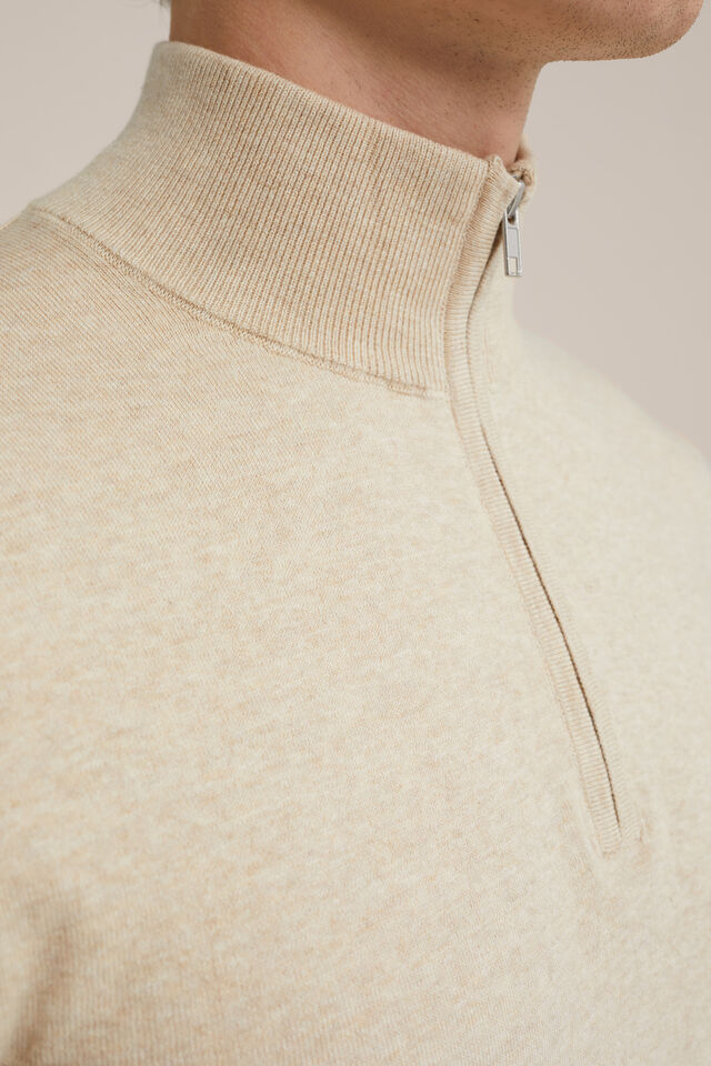 Beauvogue - Heren Zip-Up Sweater