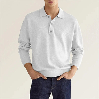 Beauvogue - POLOSHIRT MET LANGE MOUWEN