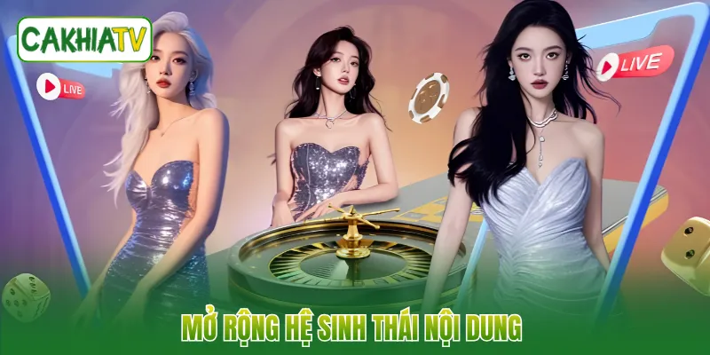 Mở rộng hệ sinh thái nội dung